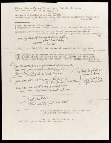 Rare Bob Dylan Lyrics Could Fetch 19 000 In Sale Back Page Unionleader Com