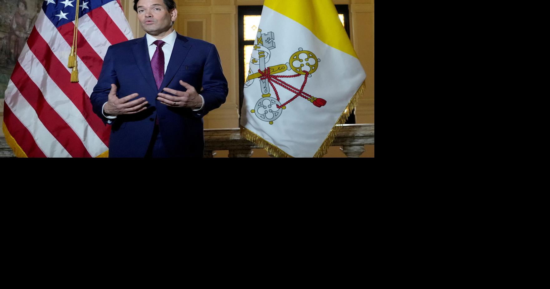 Top US diplomat Rubio will have 'frank' dialog with Pope Leo, ambassador says