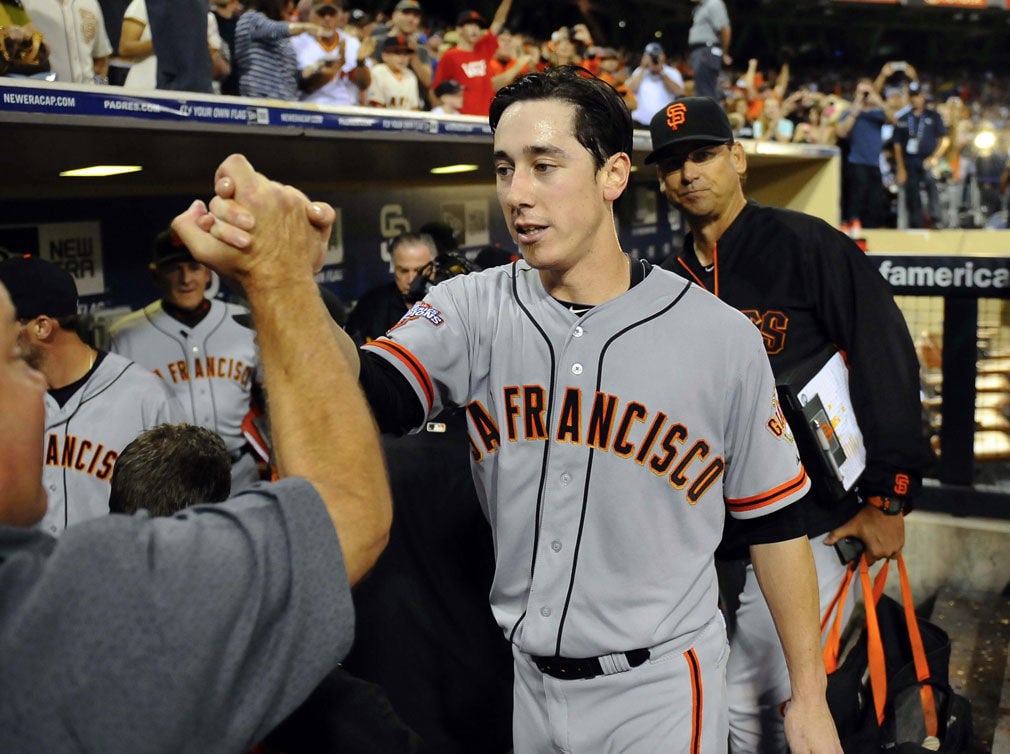 Giants' Tim Lincecum throws no-hitter against Padres - Los Angeles Times