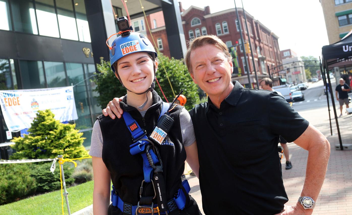 Over the Edge 2021 fundraiser in Manchester