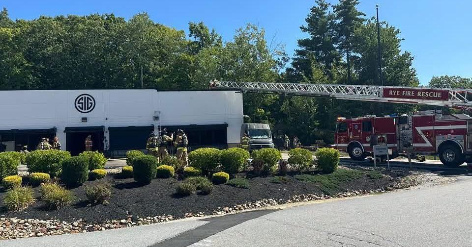 Three-alarm fire at Sig Sauer plant in Epping leaves firefighter injured