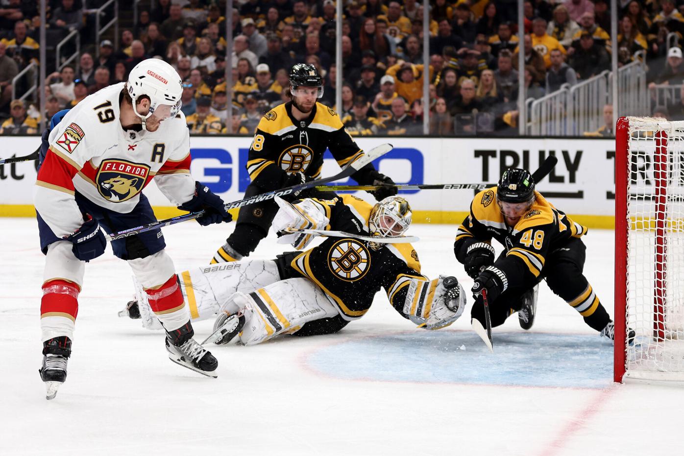David Krejci ruled out for Game 4 against Panthers, Ullmark starts in net