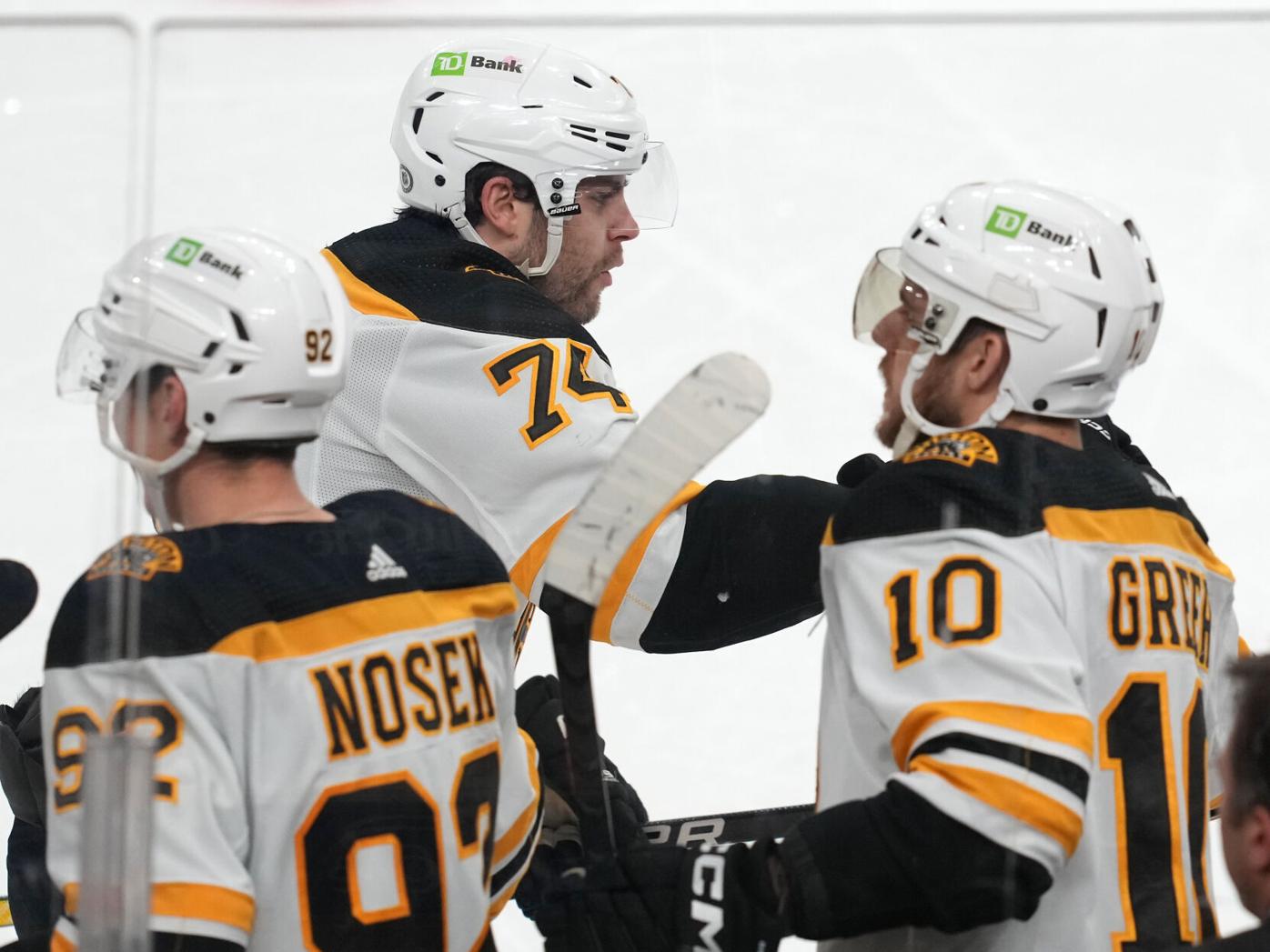 BSJ Game Report: Bruins 3, Golden Knights 1 - Reshuffled lineup lifts  Bruins to comeback win in Vegas