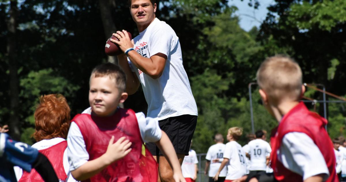 Maye Day: Youth football campers spend a day with Patriots QB in Londonderry