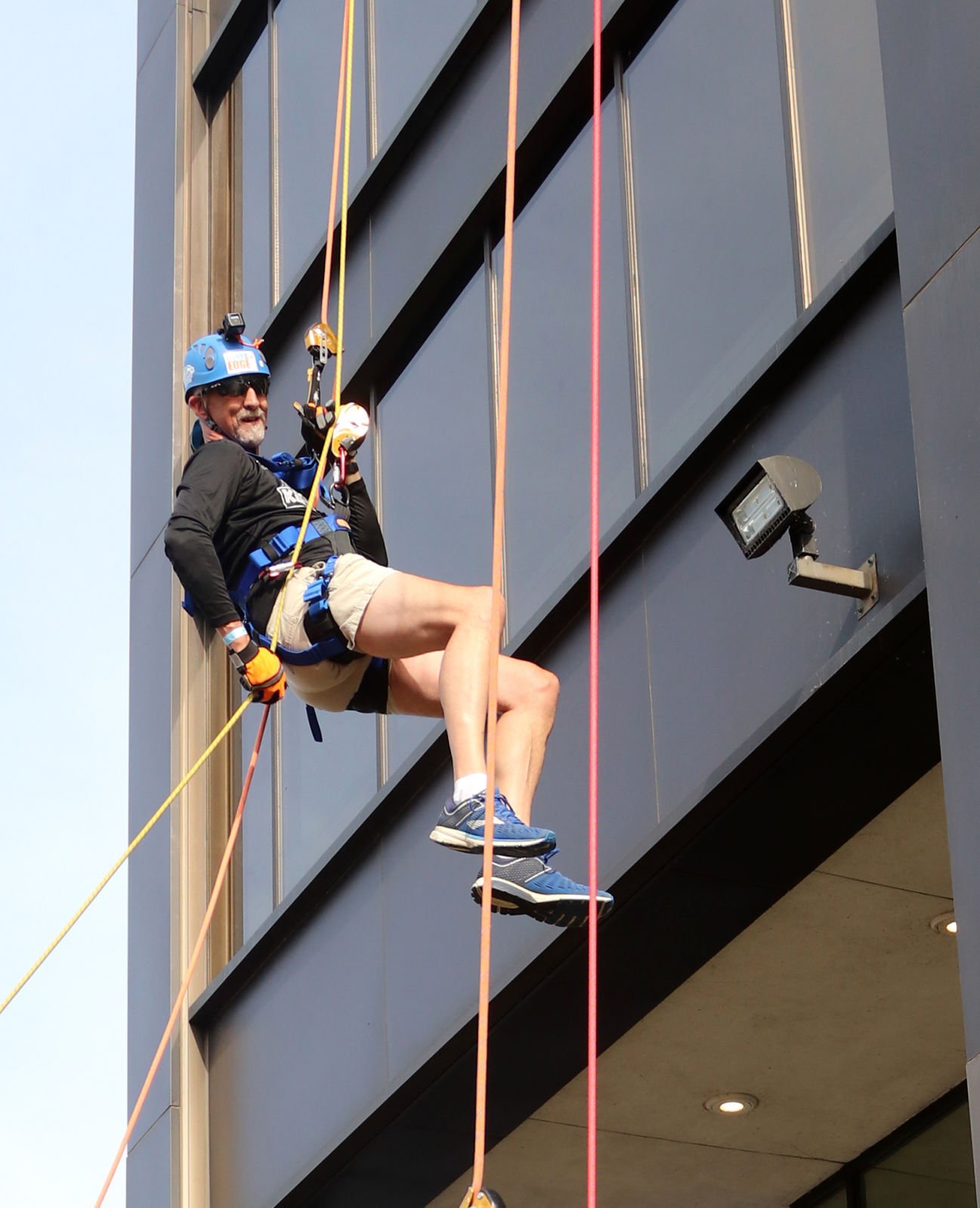 Over the Edge 2021 fundraiser in Manchester