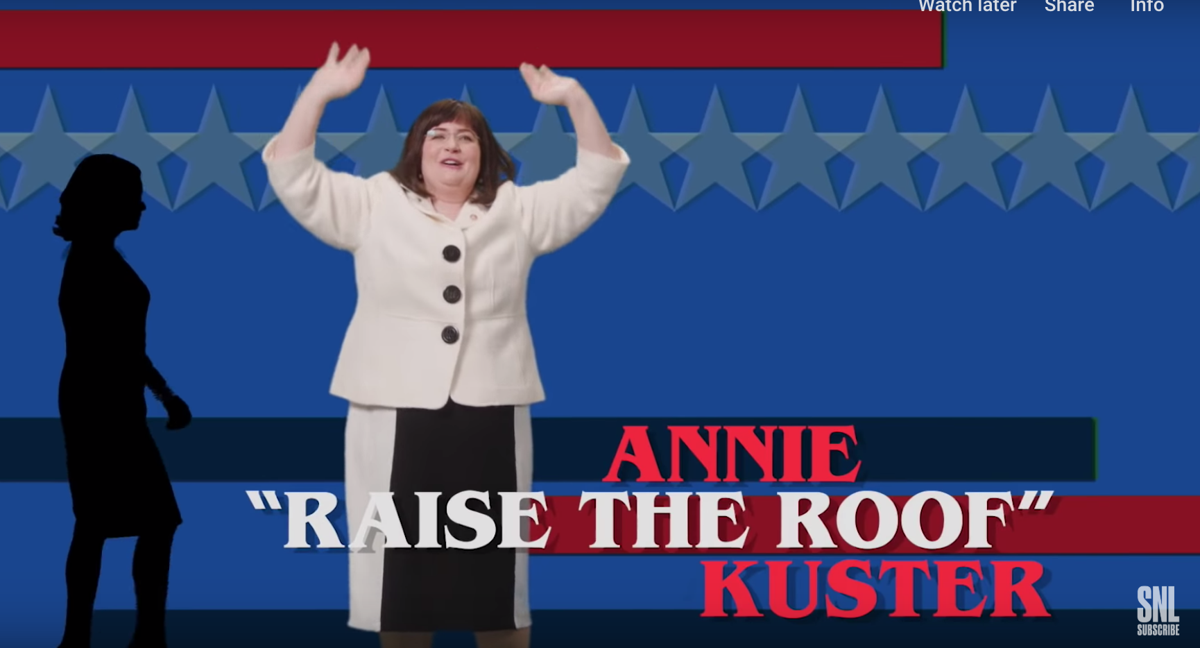 Rep Annie Raise The Roof Kuster Featured In Snl Sketch Politics Unionleader Com Find the newest raise the roof meme meme. rep annie raise the roof kuster