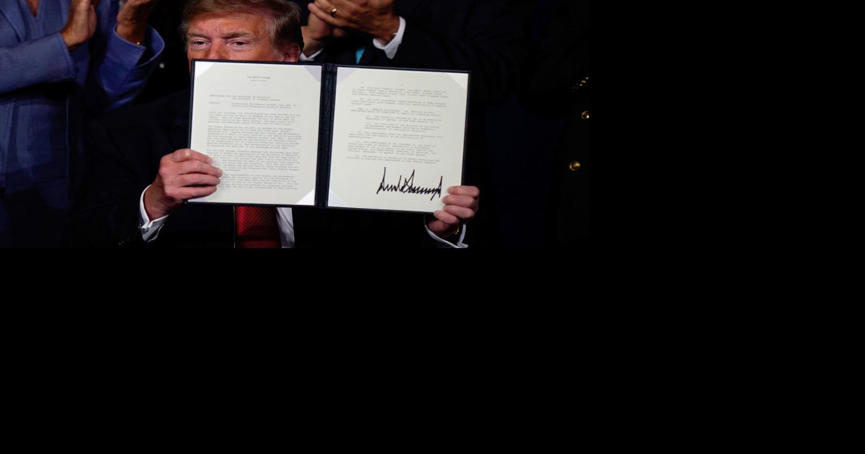 Trump pledges student loan debt for disabled veterans as he