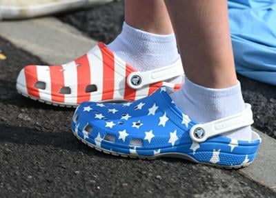 Crocs sues Walmart, Hobby Lobby and other brands, claiming they copied its  'iconic design' | Business 