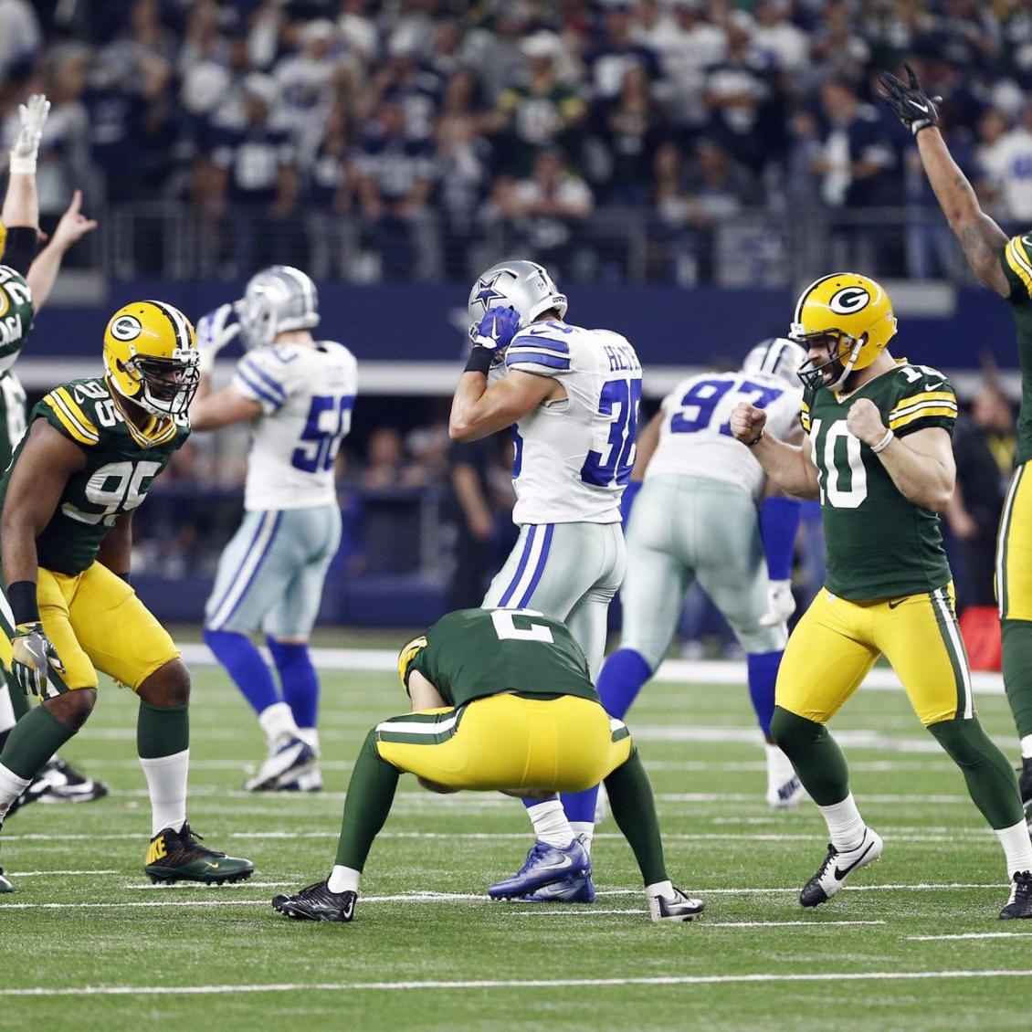 Green Bay Packers beat Dallas Cowboys on last-second FG in instant