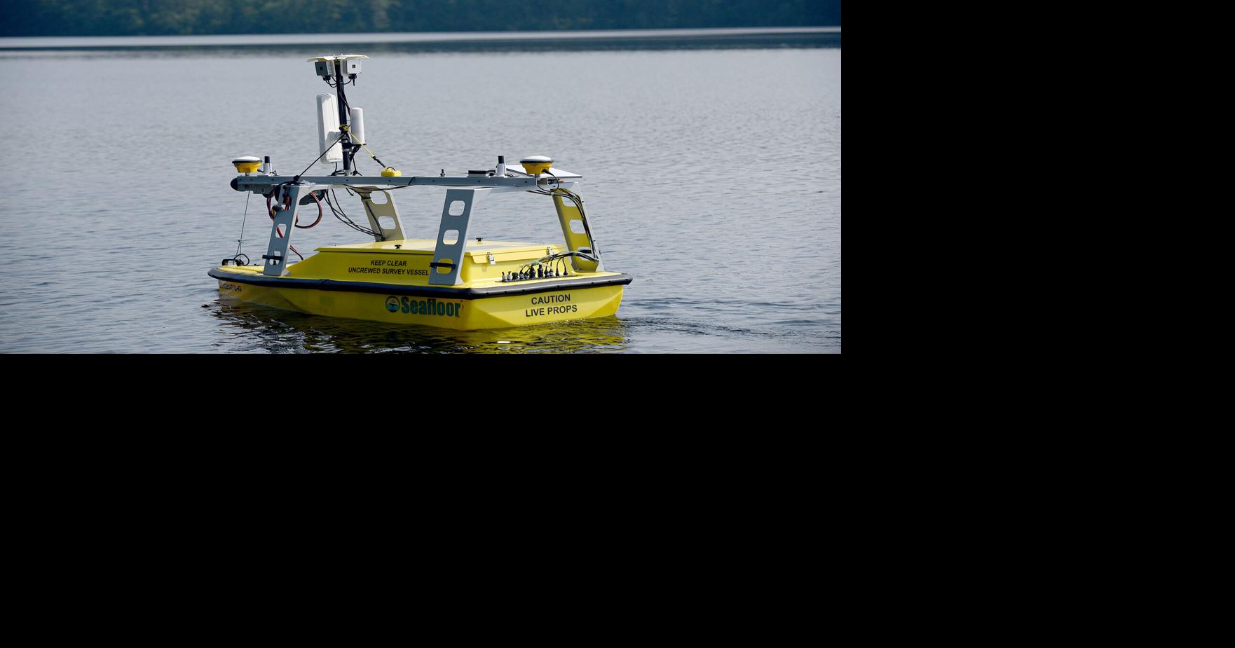 UNH crews search Lake Massabesic for missing WWII B-17 ball turret