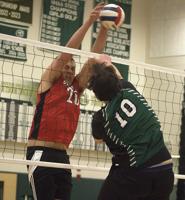 Coe-Brown boys volleyball team bears down, extends streak