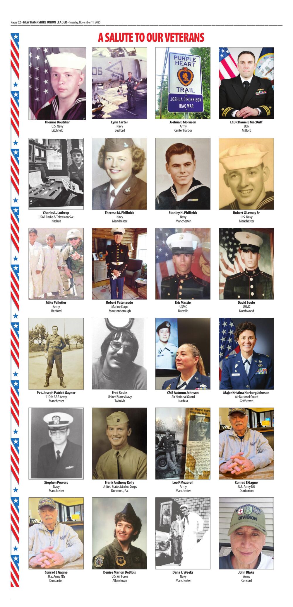 Page C2 | Wall of Heroes | unionleader.com