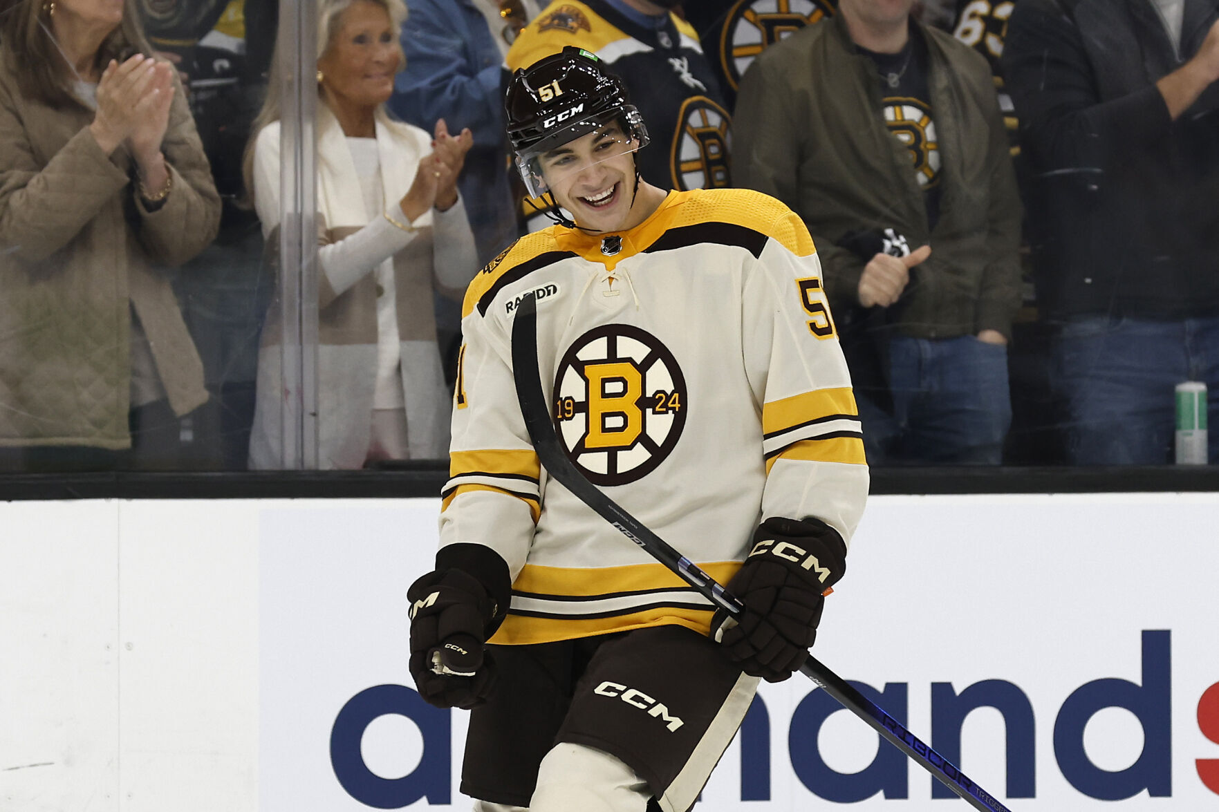 Bruins' Poitras, 19, Gets Something Like A Hug | NHL/Bruins ...