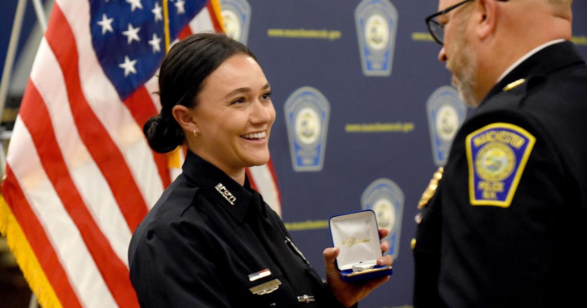 Manchester Police honor officers