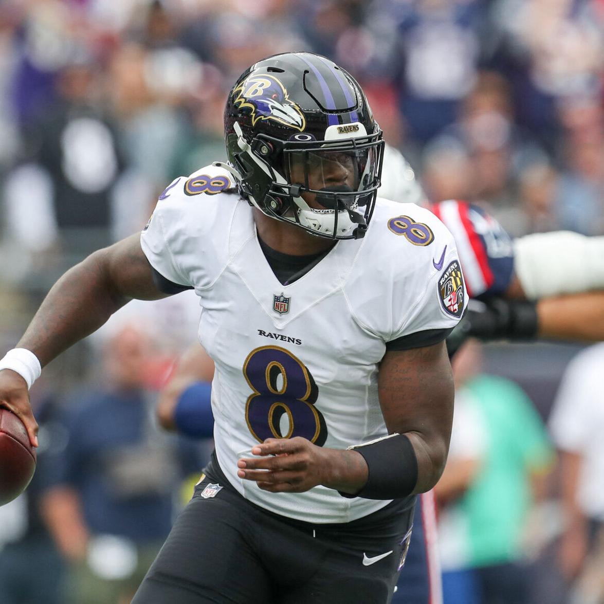 Jackson accounts for 5 TDs, Ravens hold off Patriots 37-26