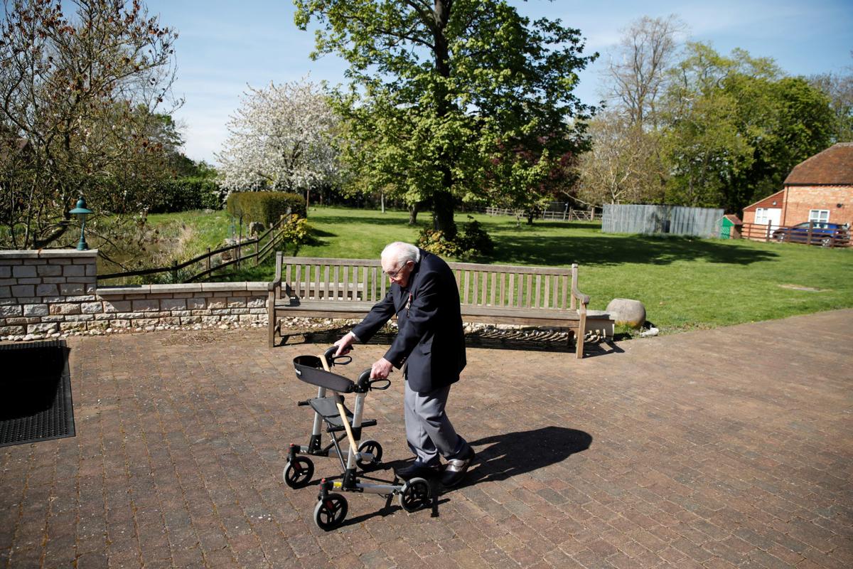 Captain Tom, 99, raises $8 million with walk in his UK ...
