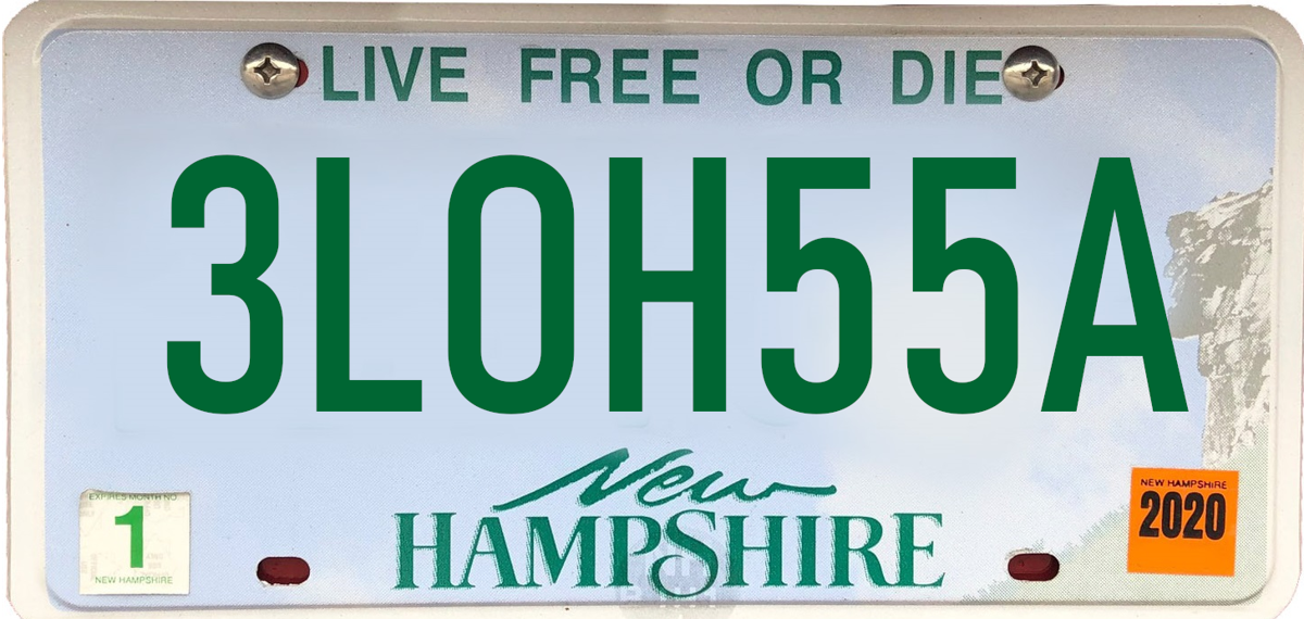 Vanity A Mirror Denied License Plates Reflect What Dmv Finds Offensive Transportation Unionleader Com