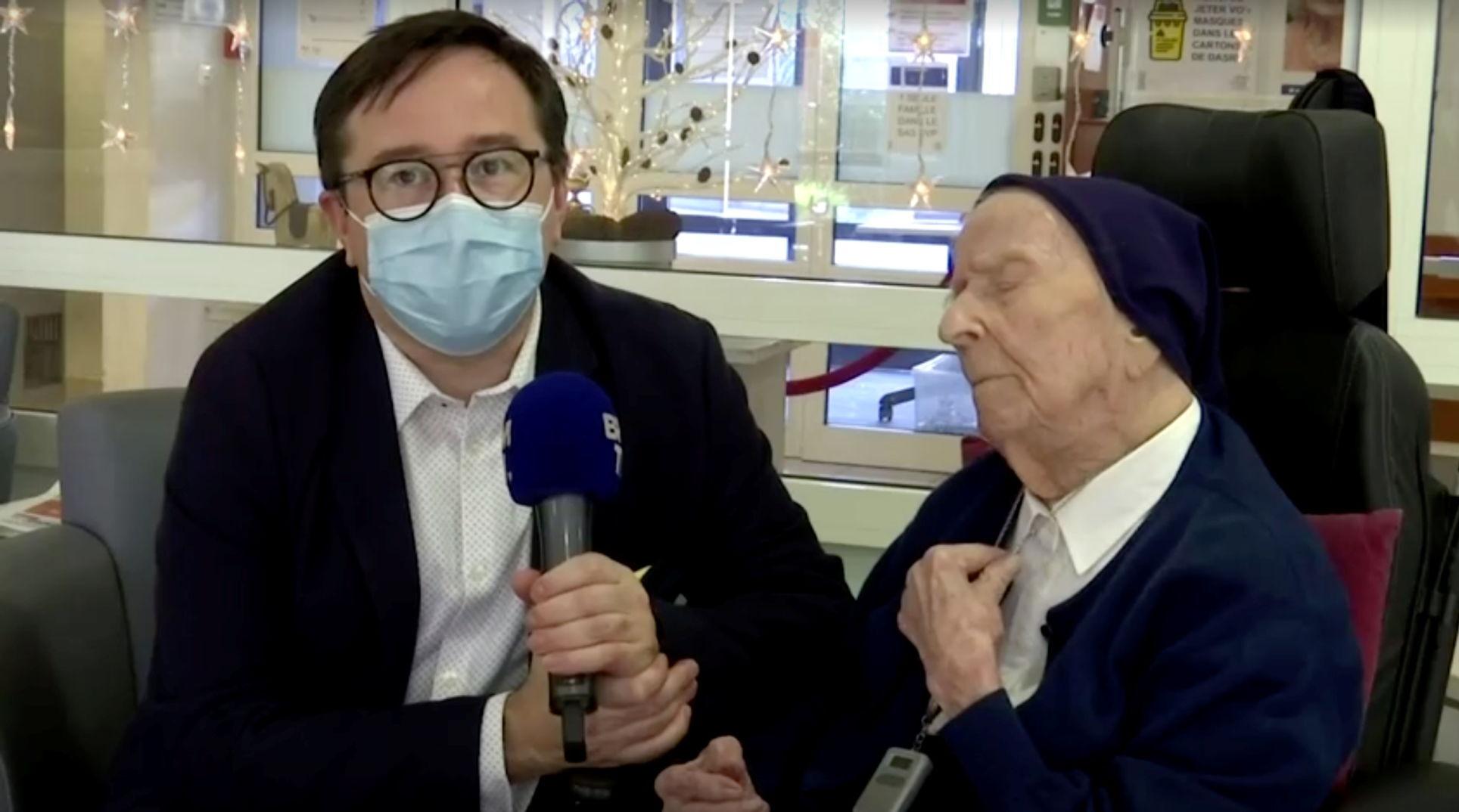 Europe's oldest person, 117-year-old nun Lucile Randon, also known as ...