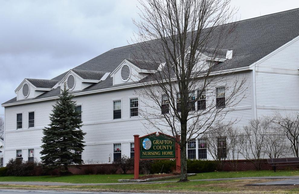 Traveling nurse and resident at Grafton County Nursing Home test