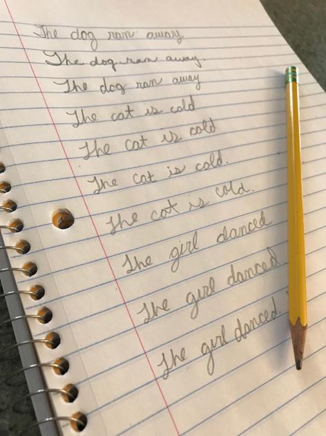 Of cursive and spelling: Still important educational items | Editorials ...