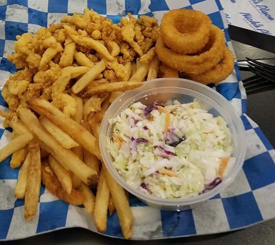 Nick's Place: Fried clam strip plate