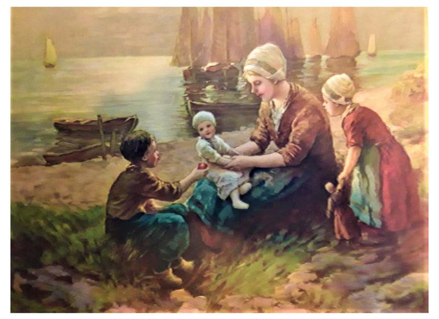 Treasures In Your Attic Fig Painting Lovely But Likely Has