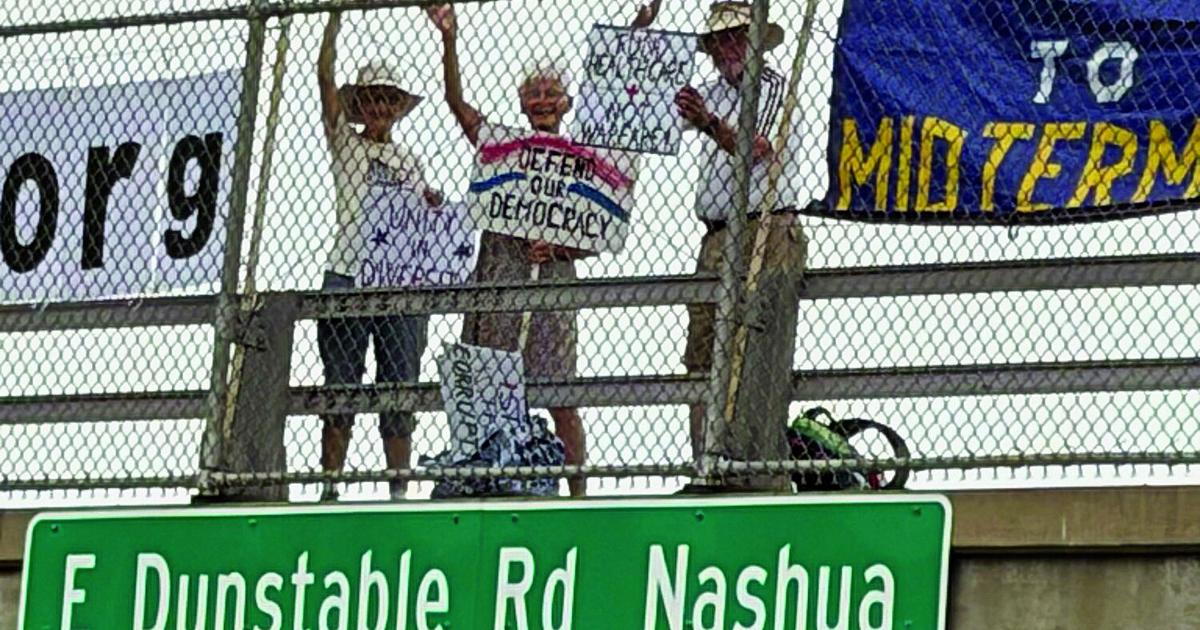 Nashua police issue summonses to NH Bridge Brigade members over highway sign law