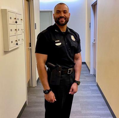 attractive male police officer