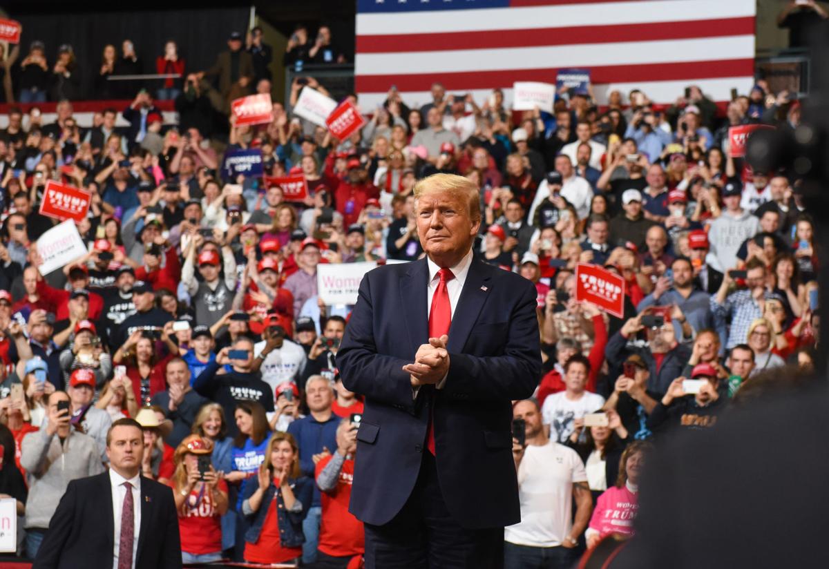 Trump Plays To Another Capacity Crowd In New Hampshire Voters