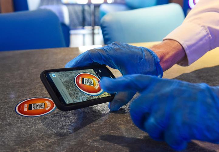 Order food using your phone at Dave & Buster's