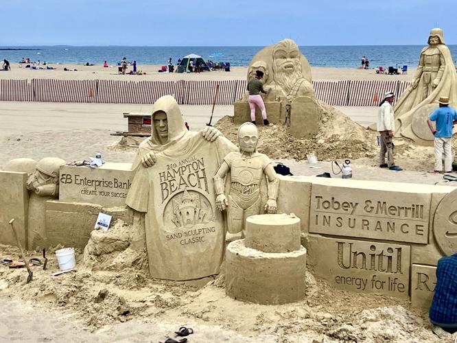 Annual sand sculpting contest takes to the shores of Hampton Beach