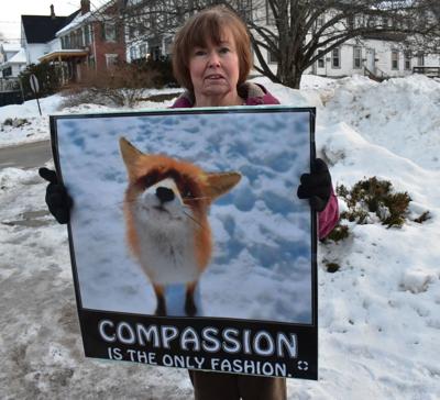 Animal-rights groups picket NH Trappers banquet ahead of hearing on recreational trapping bill