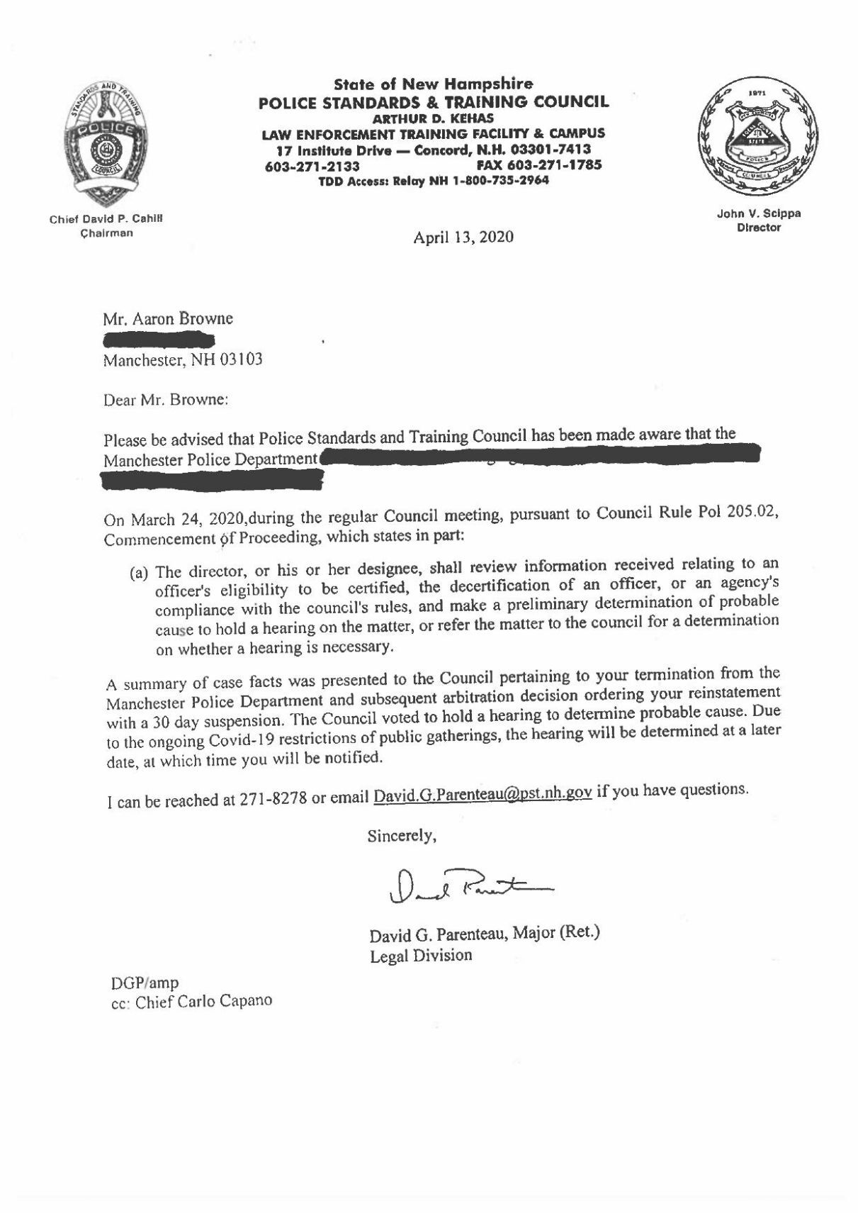 Hearings to decertify police officers closed to public Courts