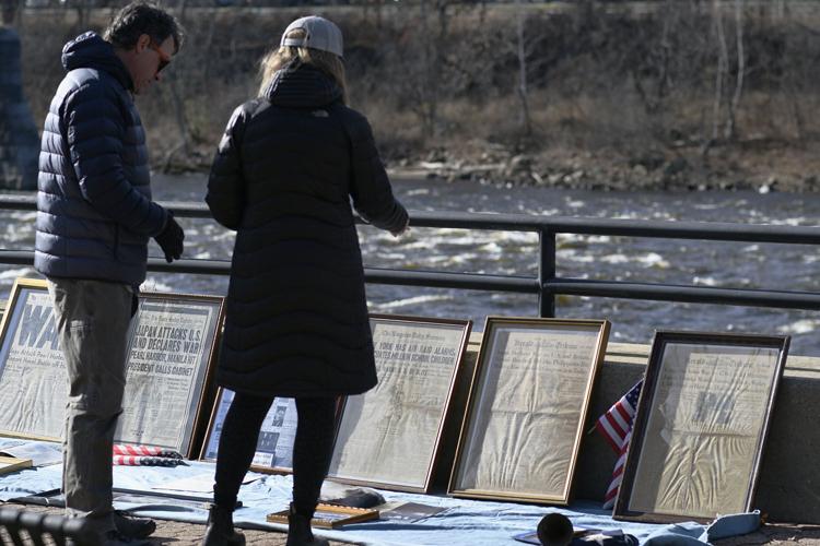 Pearl Harbor ceremony: Greg and Jane Spina