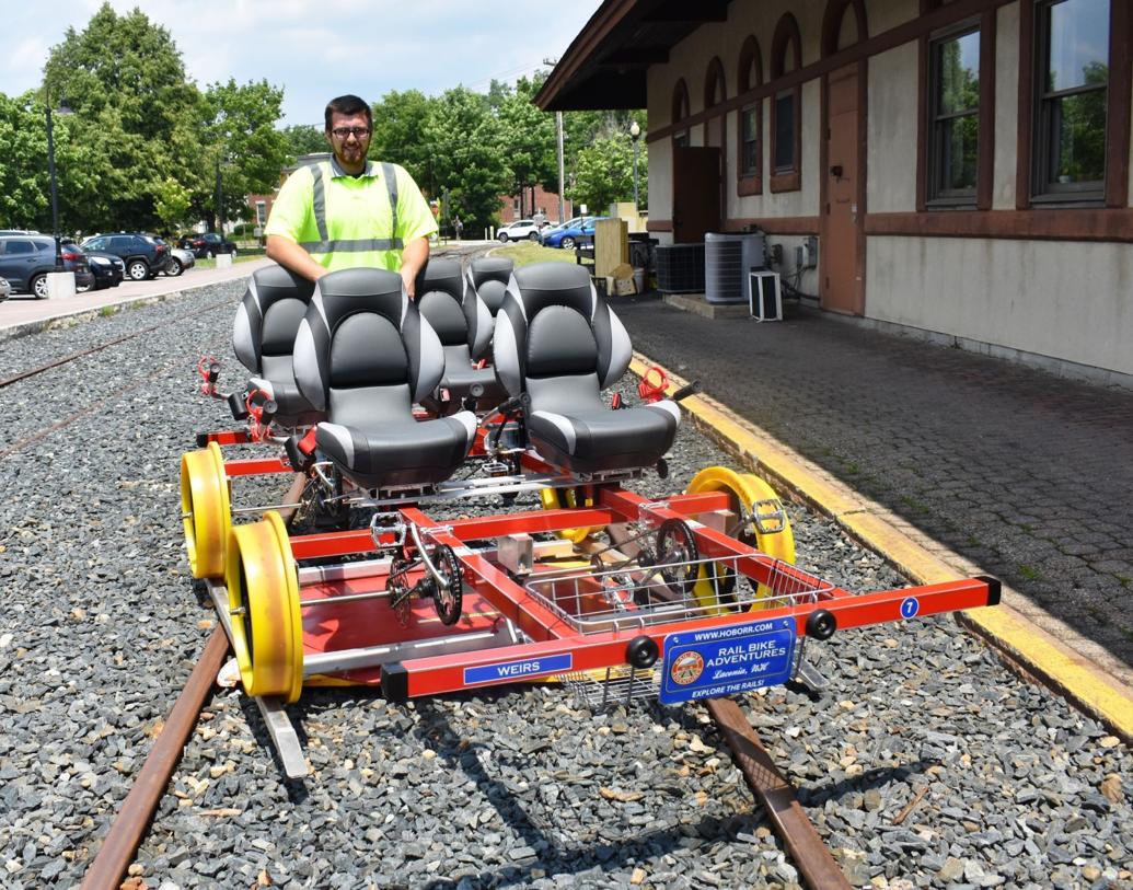 Historic Laconia Train Station comes back to life as hub for Rail Bike Adventures Attractions