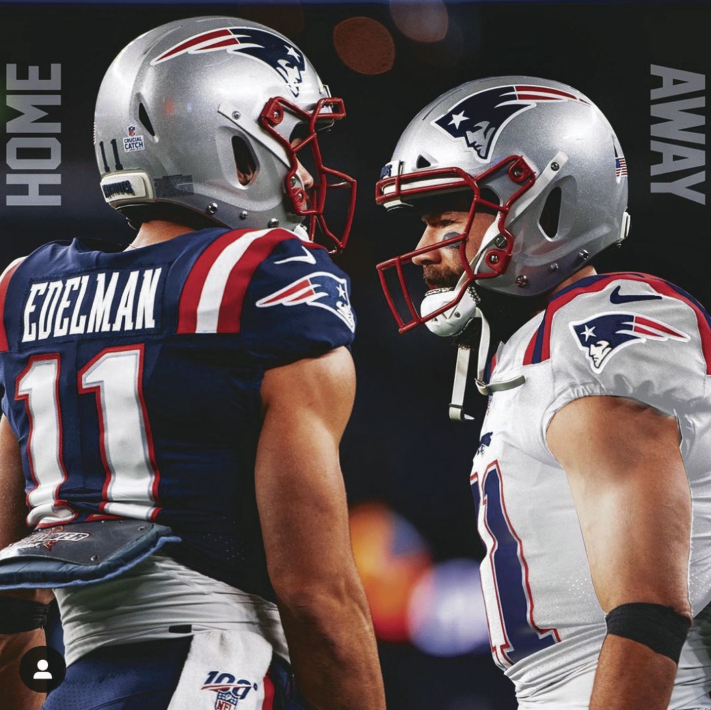 new england patriots home and away jerseys