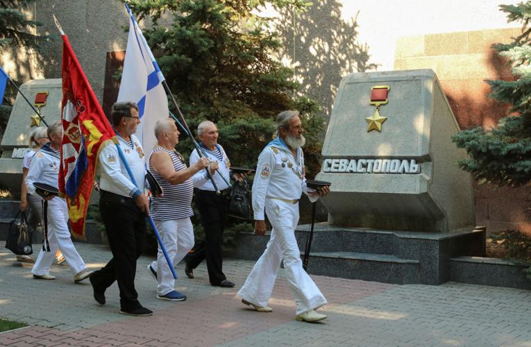 People celebrate Russia's Navy Day in Sevastopol