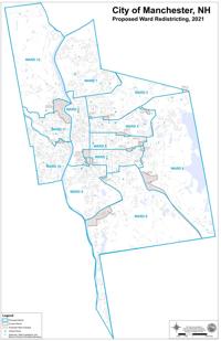 Manchester Nh Ward Map Manchester Ward Redistricting Proposal Map | | Unionleader.com