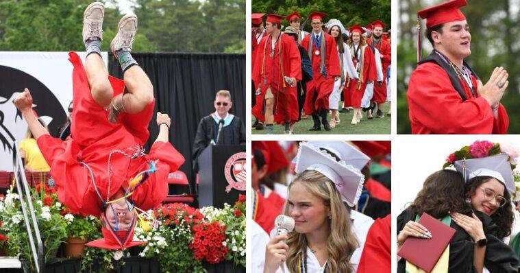 Bedford High School commencement draws massive crowd
