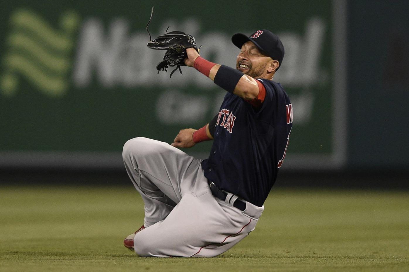 Pawtucket Red Sox right fielder Shane Victorino during a Minor