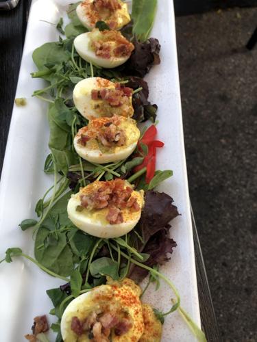Deviled eggs at Sol