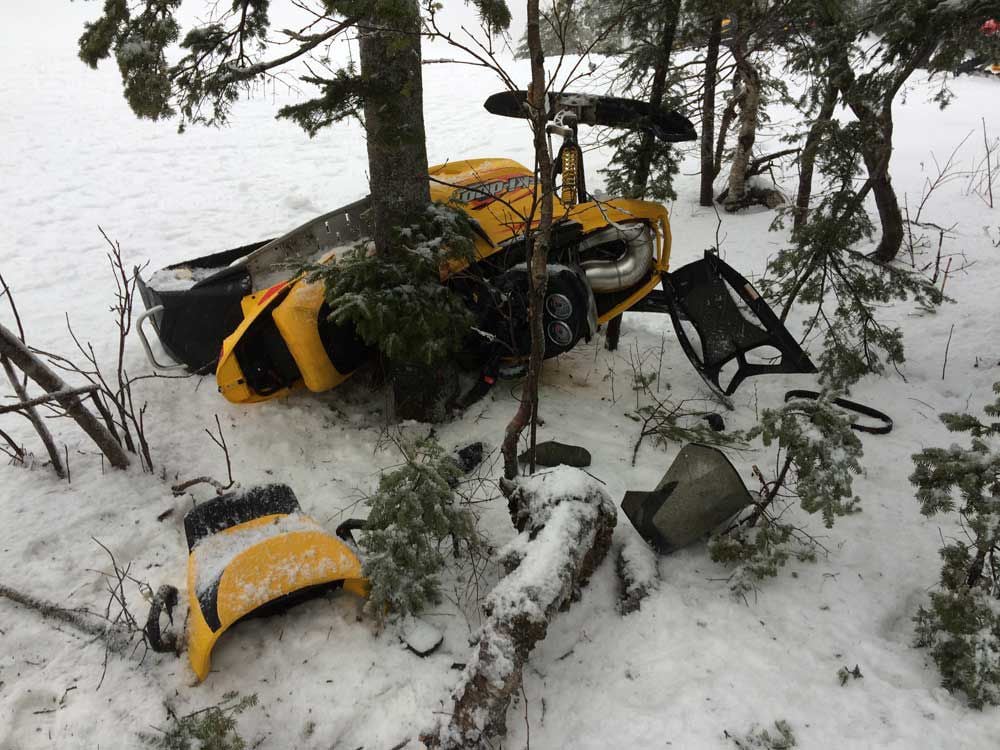 Mass. man killed when snowmobile crashes into dam tree Public