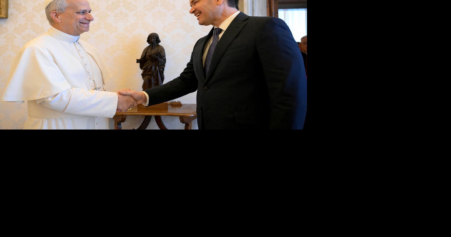 Pope Leo rejects latest Trump attack as Rubio expects 'frank' meeting on Thursday