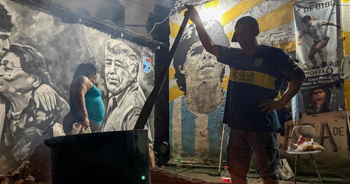 La antigua casa de Maradona se transforma en una cocina comunitaria en Argentina.