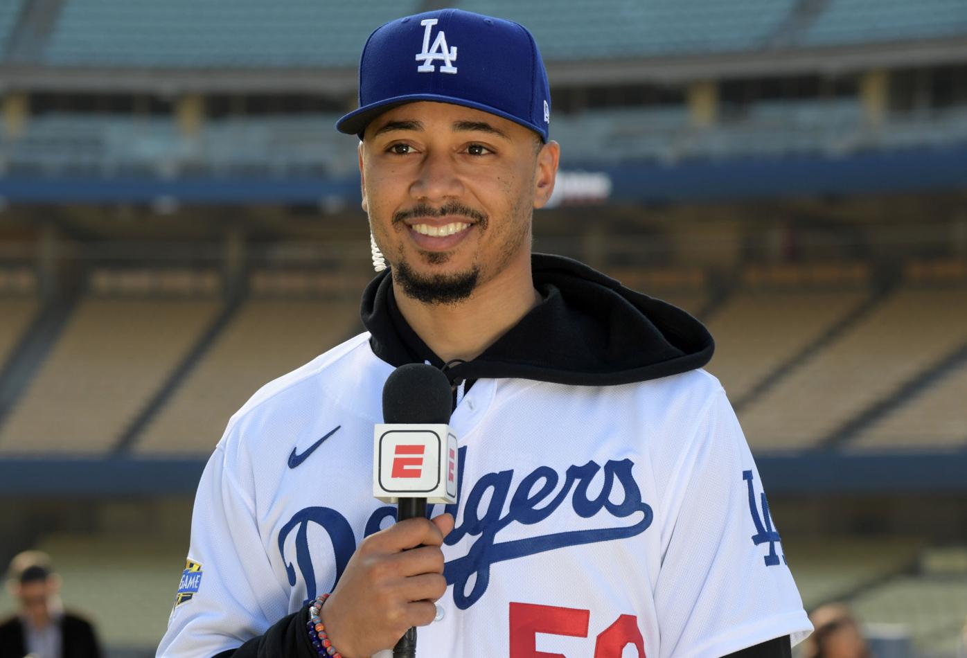 It's a new chapter in life': Mookie Betts plays first game with Dodgers  after new contract