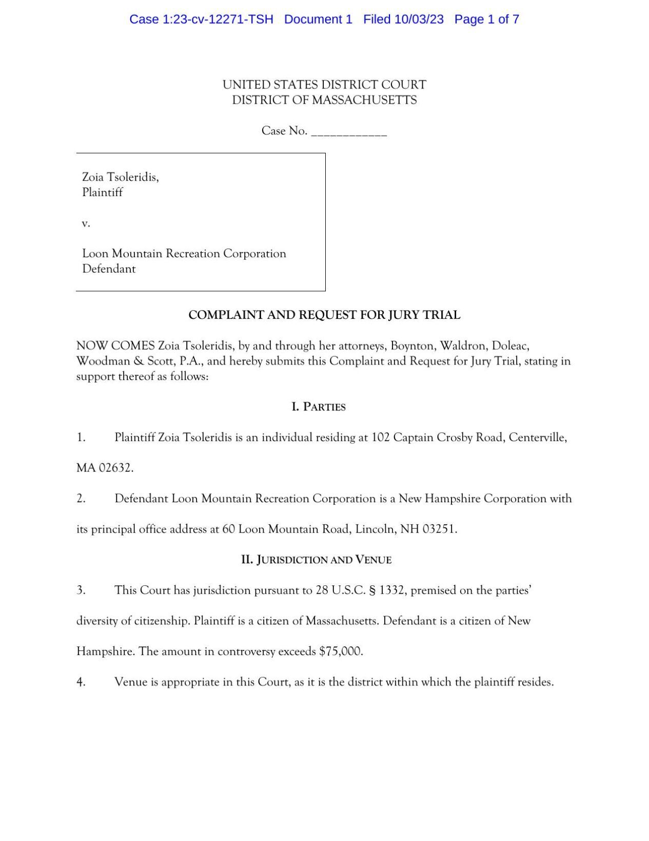 Mass. woman sues Loon Mountain Resort after tubing accident Courts