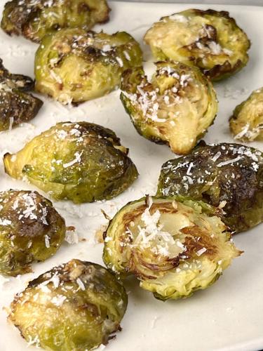 Crispy Parmesan Brussels Sprouts