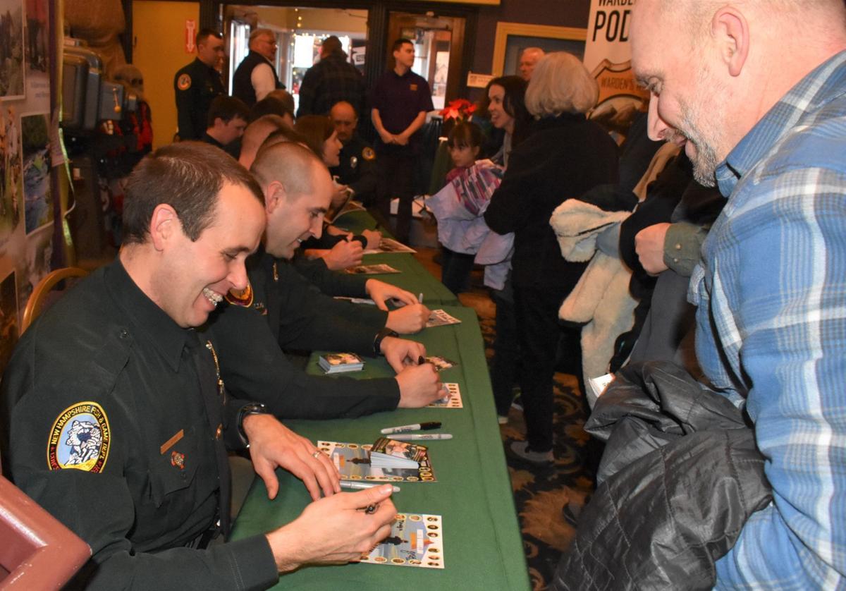 North Woods Law Fans Flock To Sneak Peak Of New Season Animals Unionleader Com Officers bill boudreau and eric hannett investigate a man raising alligators in his attic; north woods law fans flock to sneak