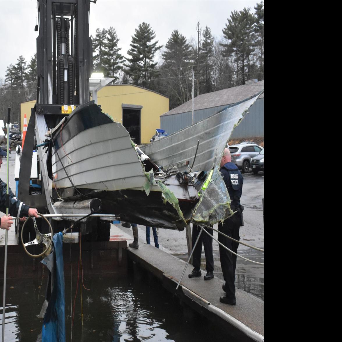 Wreckage of boat involved in fatal Lake Winnipesaukee crash recovered |  Public Safety | unionleader.com, image size:1200x1200