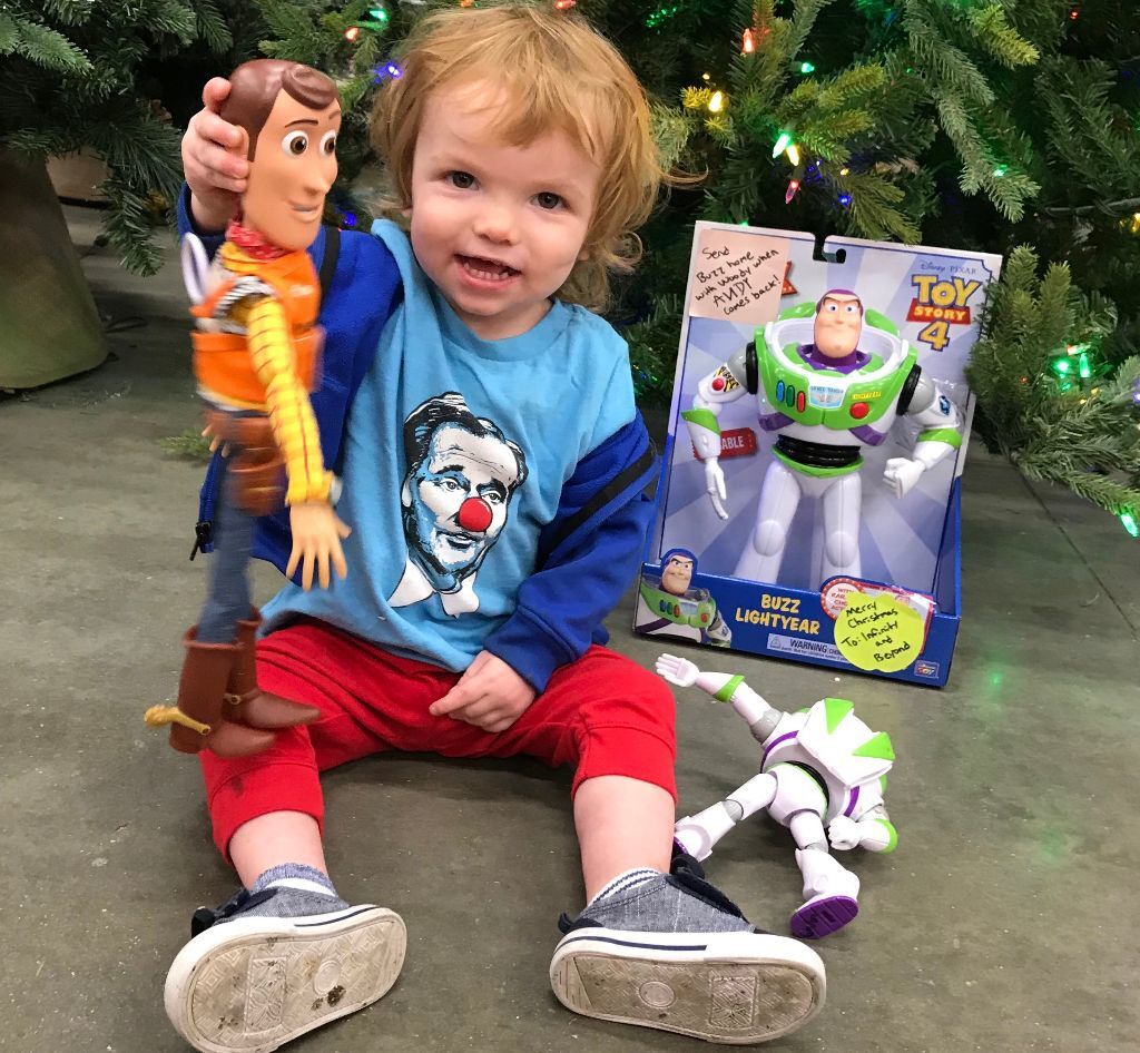 Dad takes 'Toy Story' costume to the next level